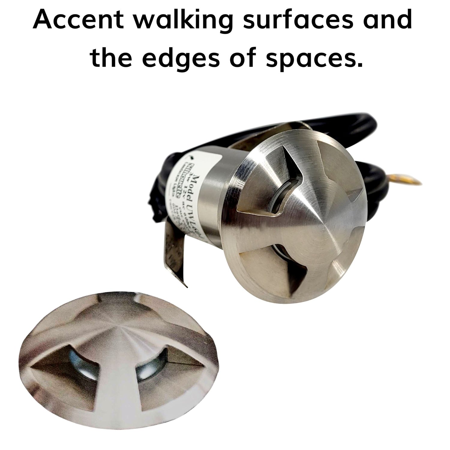 Define and accent the edges of walking surfaces and spaces with LED Marker Lights.