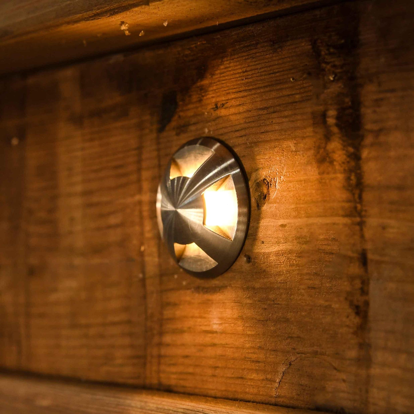 4-Way Stainless Steel LEDIn-Set Marker Light - Silhouette Lights