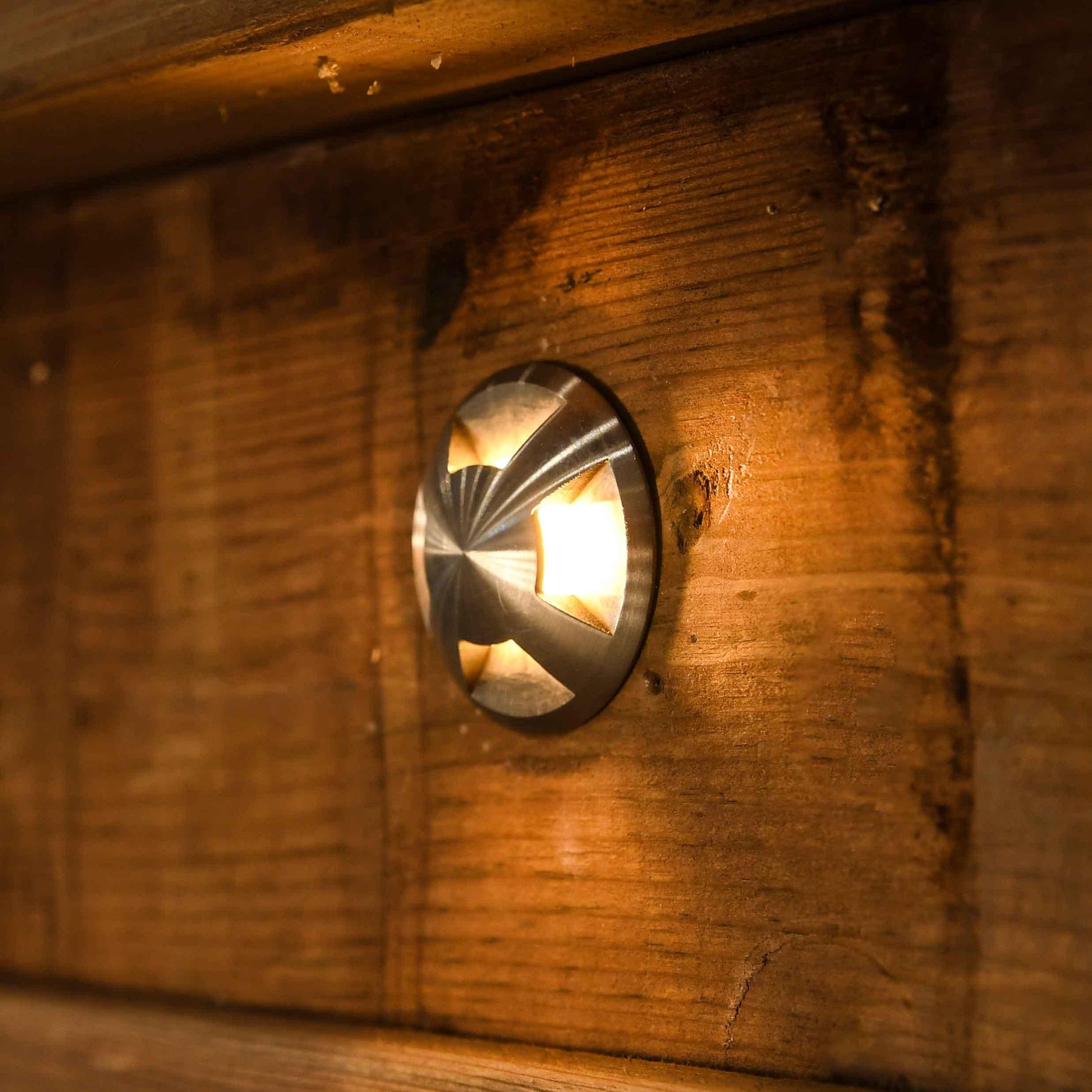 4-Way Stainless Steel LEDIn-Set Marker Light - Silhouette Lights