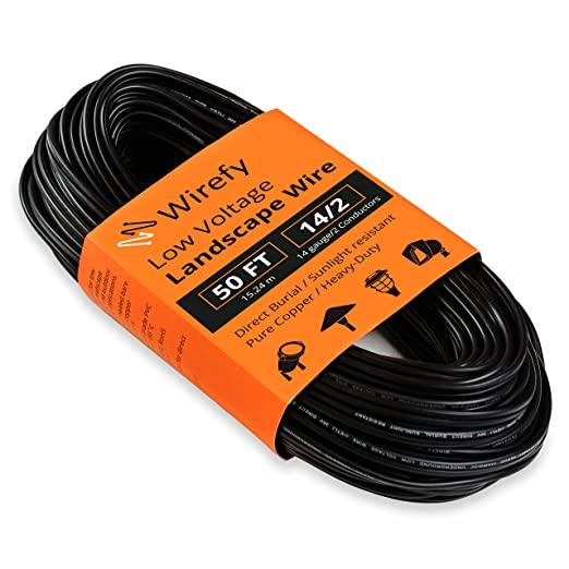 14/2 Wire Direct Burial Wire (Rolll 15.25M / 50 ft) - Silhouette Lights