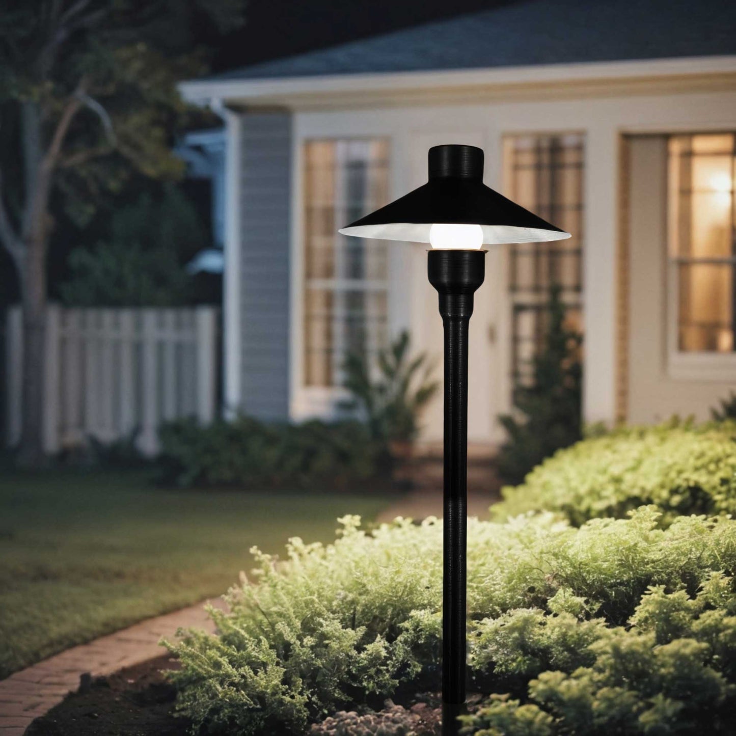Single Tier LED Path light - Black - PL101BLK