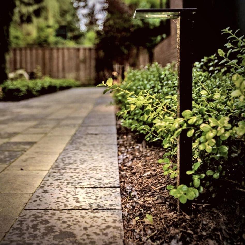 Flat Top Elbow LED Path Light - Silhouette Lights