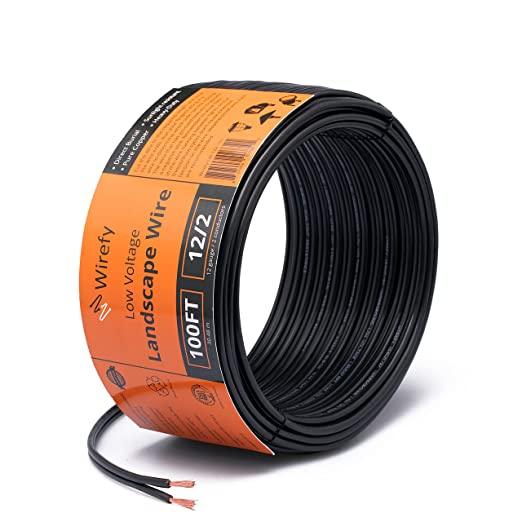 12/2 Wire Direct Burial Wire (Rolll 30.5M / 100 ft) - Silhouette Lights