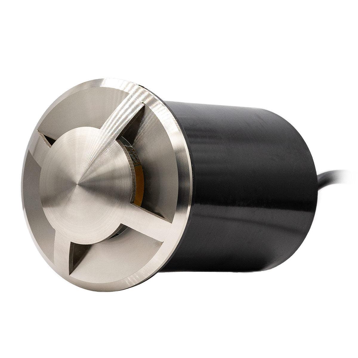 Stainless Steel 4-Way LED Well Light - Silhouette Lights