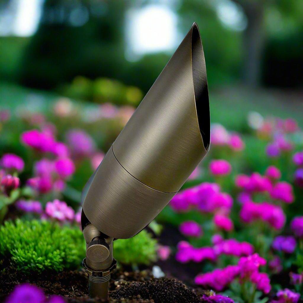 Brass LED Adjustable Spot Light - Silhouette Lights