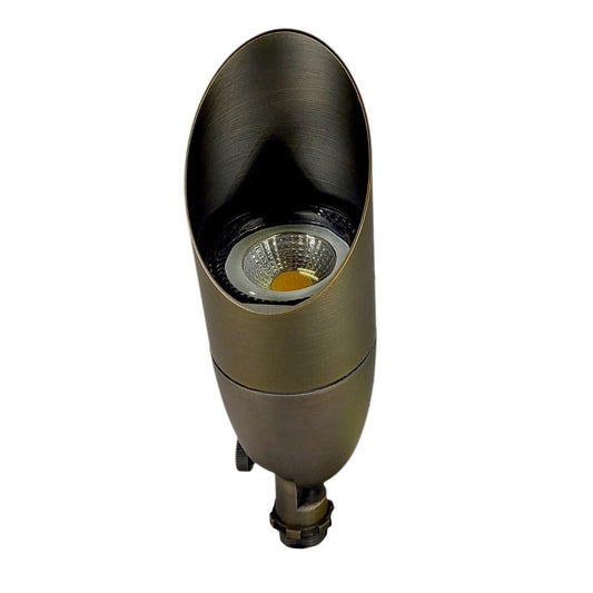 Brass LED Adjustable Spot Light - Silhouette Lights