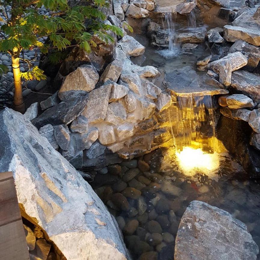 Brass LED Submersible Pond Light - Silhouette Lights