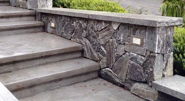Stainless Steel Louvered LED Step Light - Silhouette Lights