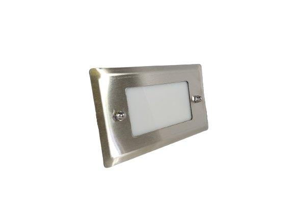 Stainless Steele Open LED Step Light - Silhouette Lights