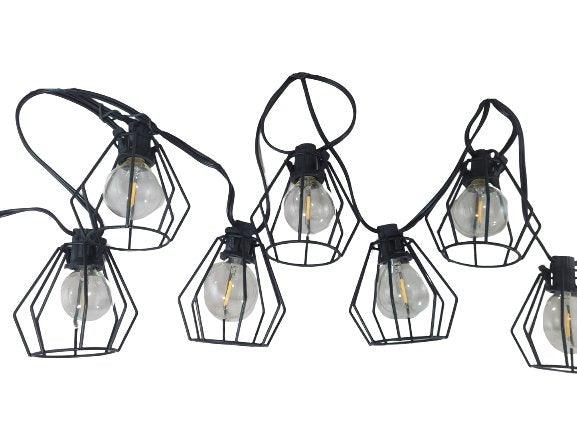 Bistro Lights - Industrial Cone Design - Silhouette Lights