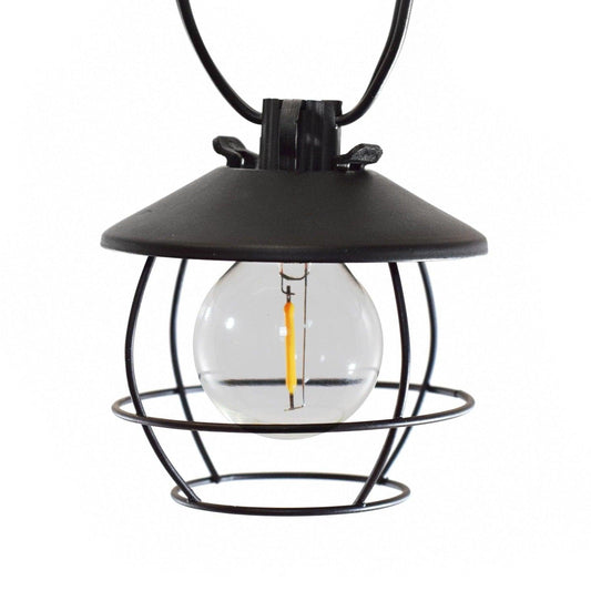 Bistro Lights - Industrial Cage Design - Silhouette Lights