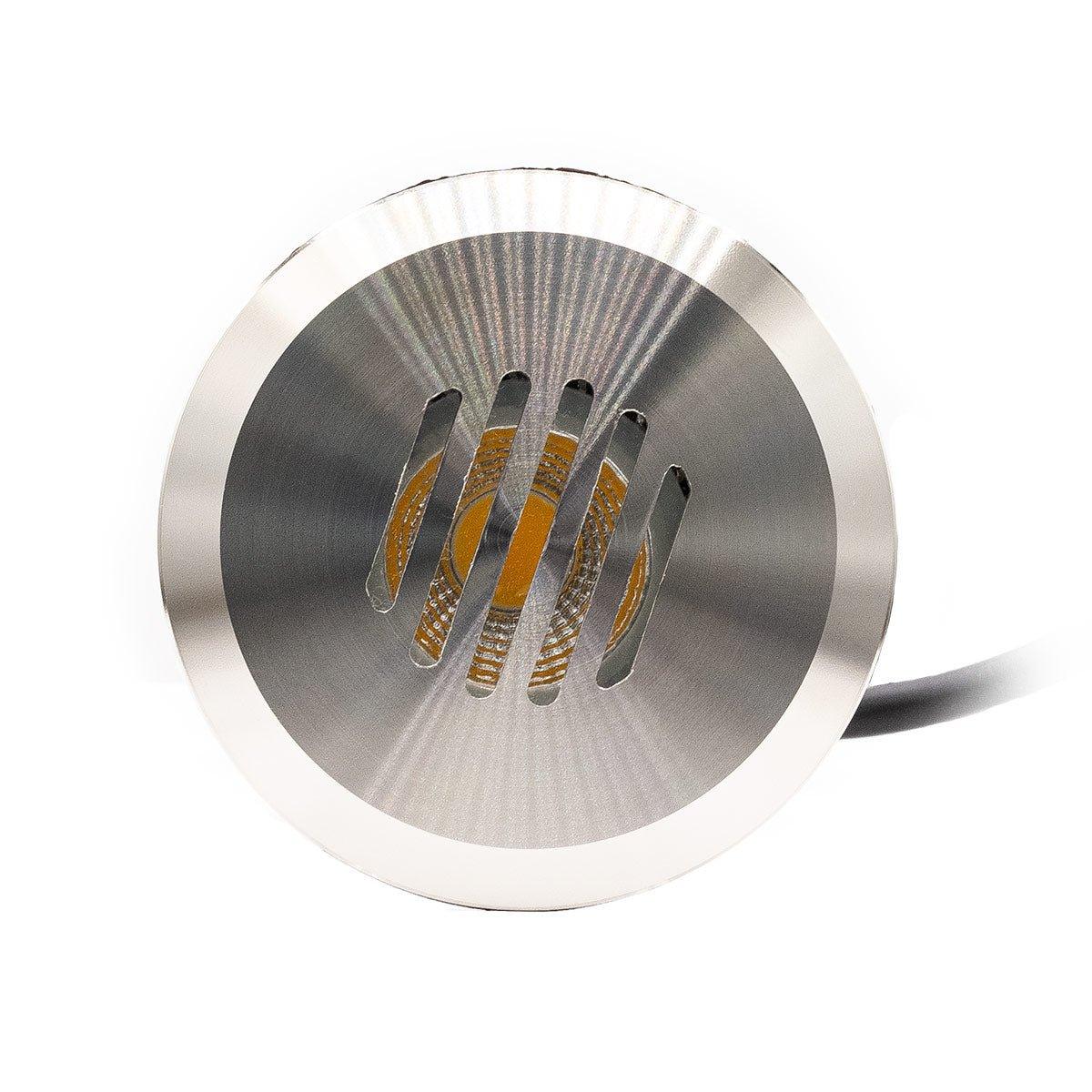 Stainless Steel Slotted LED Well Light - Silhouette Lights