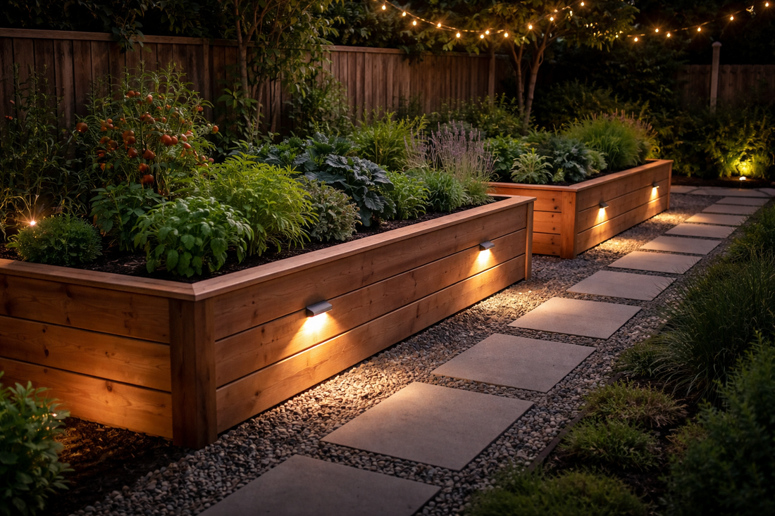 Step Lights for Raised Garden Beds: Safe, Beautiful Garden Lighting