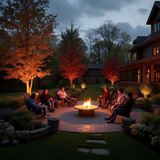 Transform Your Backyard: Designing Cozy Outdoor Spaces with Lighting and Fire Features - Silhouette Lights