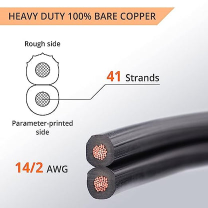 14/2 Wire Direct Burial Wire (Rolll 15.25M / 50 ft)