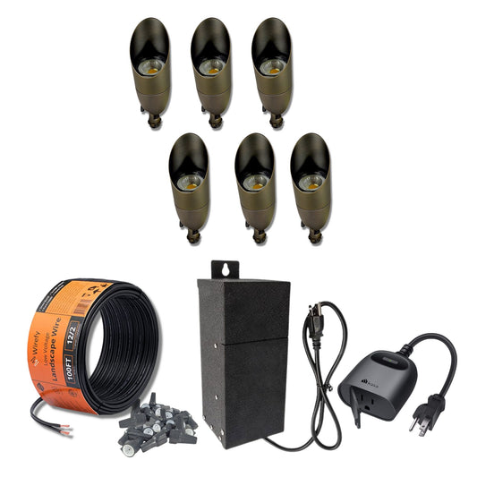 Complete Kit - Brass Spotlights