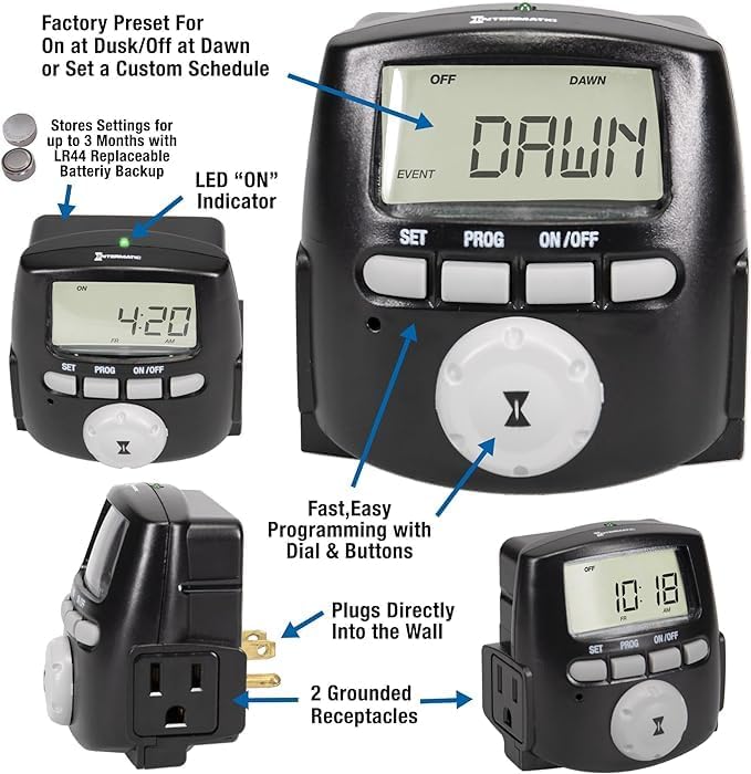 Intermatic DT200LT Digital Astronomic Landscape Timer