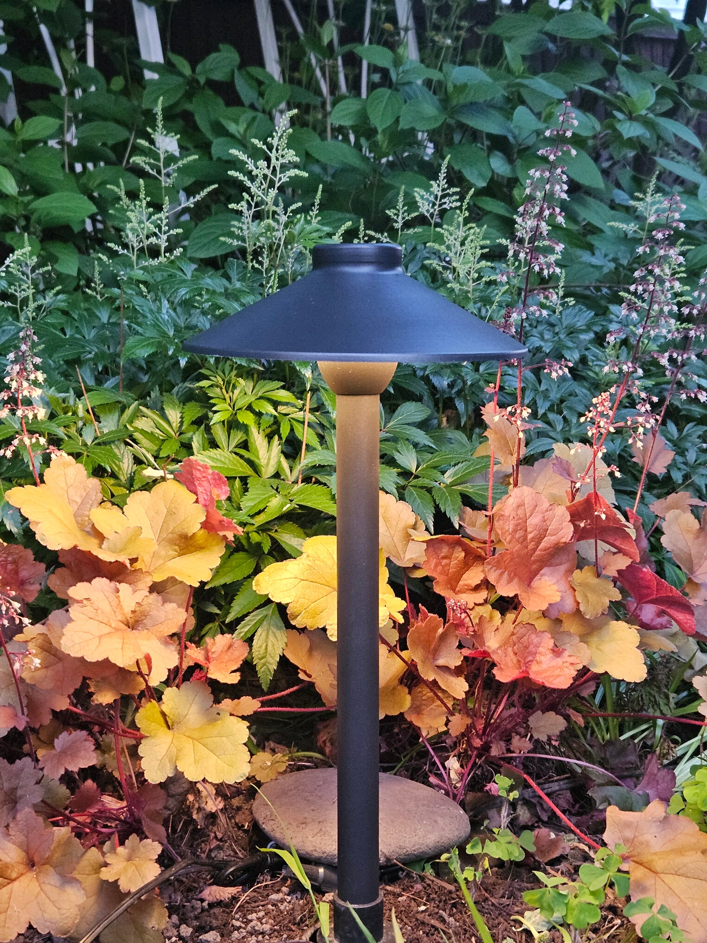 Standard Round Top Path Light - Alum - PL201