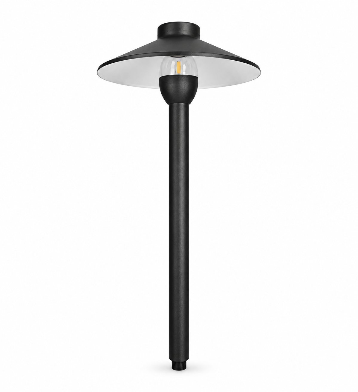 Standard Round Top Path Light - Alum - PL201