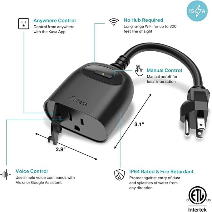 Kasa Smart Outdoor Smart Plug