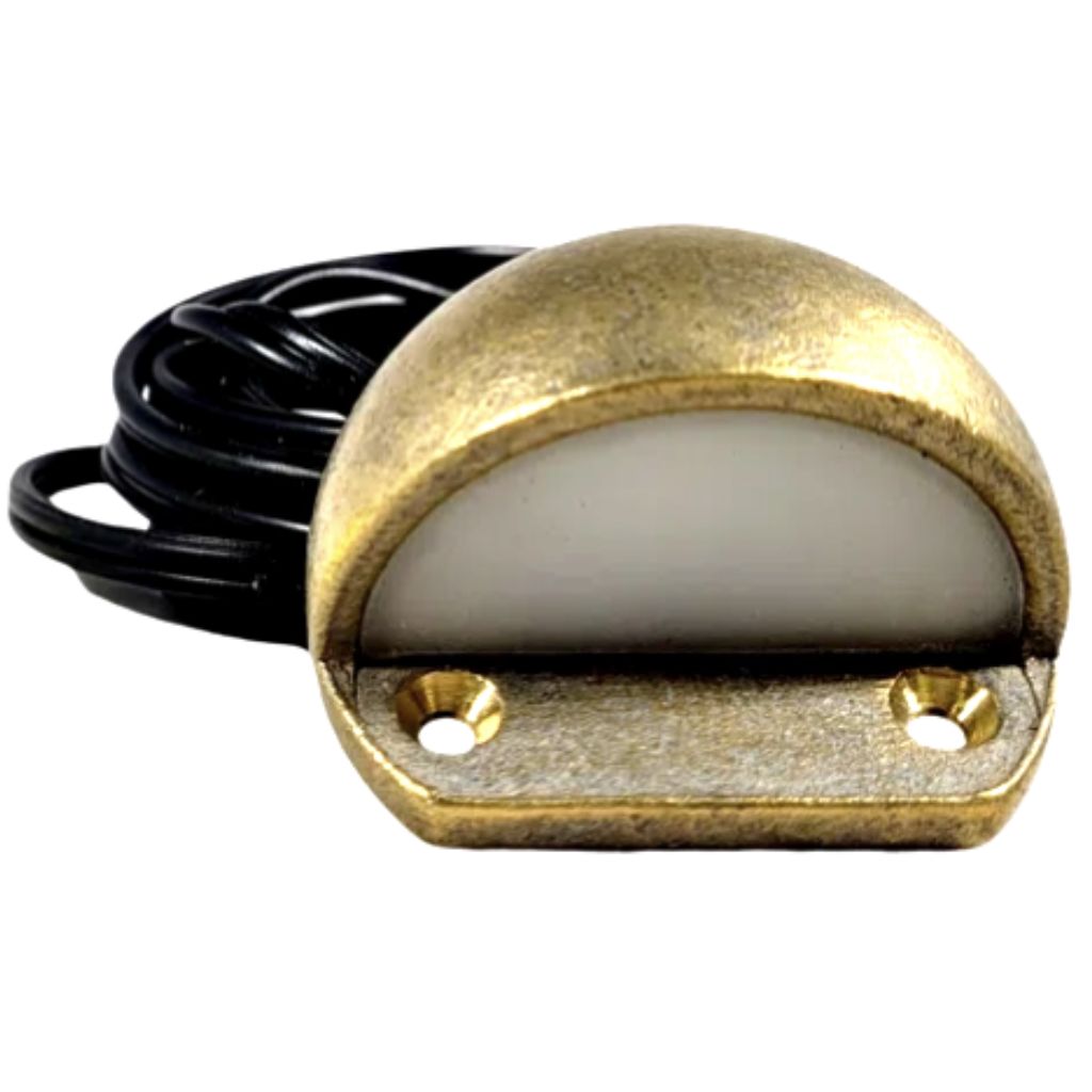 Brass LED Deck Light - DL308BRS - Silhouette Lights