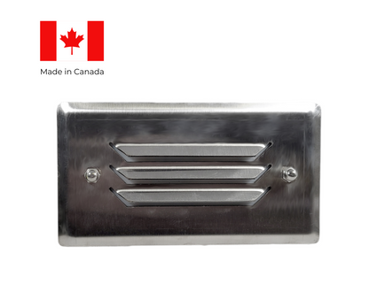 Stainless Steel Louvered LED Step Light