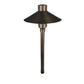 Brass Single Tier LED Path Light (PL101BRS) - Silhouette Lights