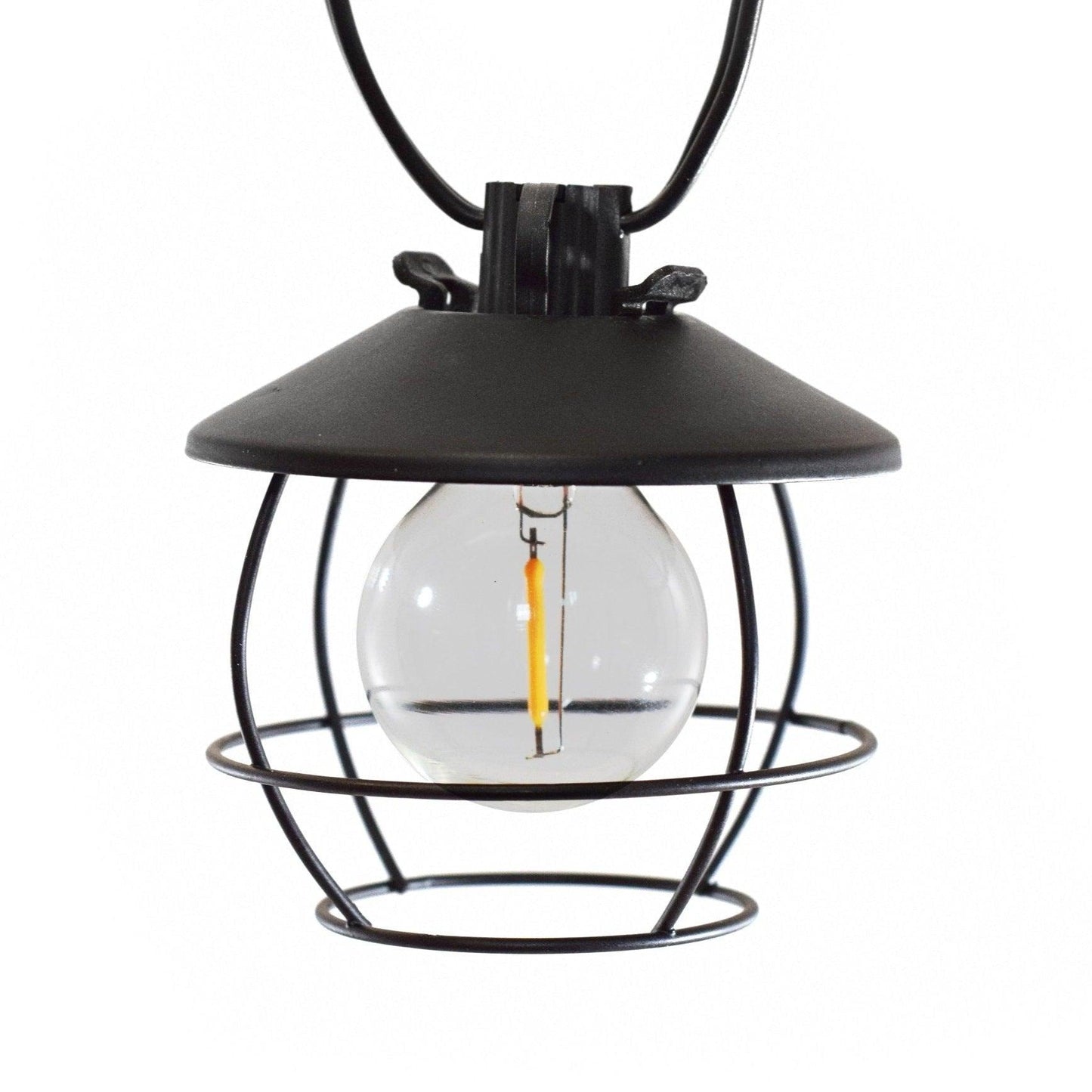 S65 - LED Cage Patio String Light - 120v - Silhouette Lights