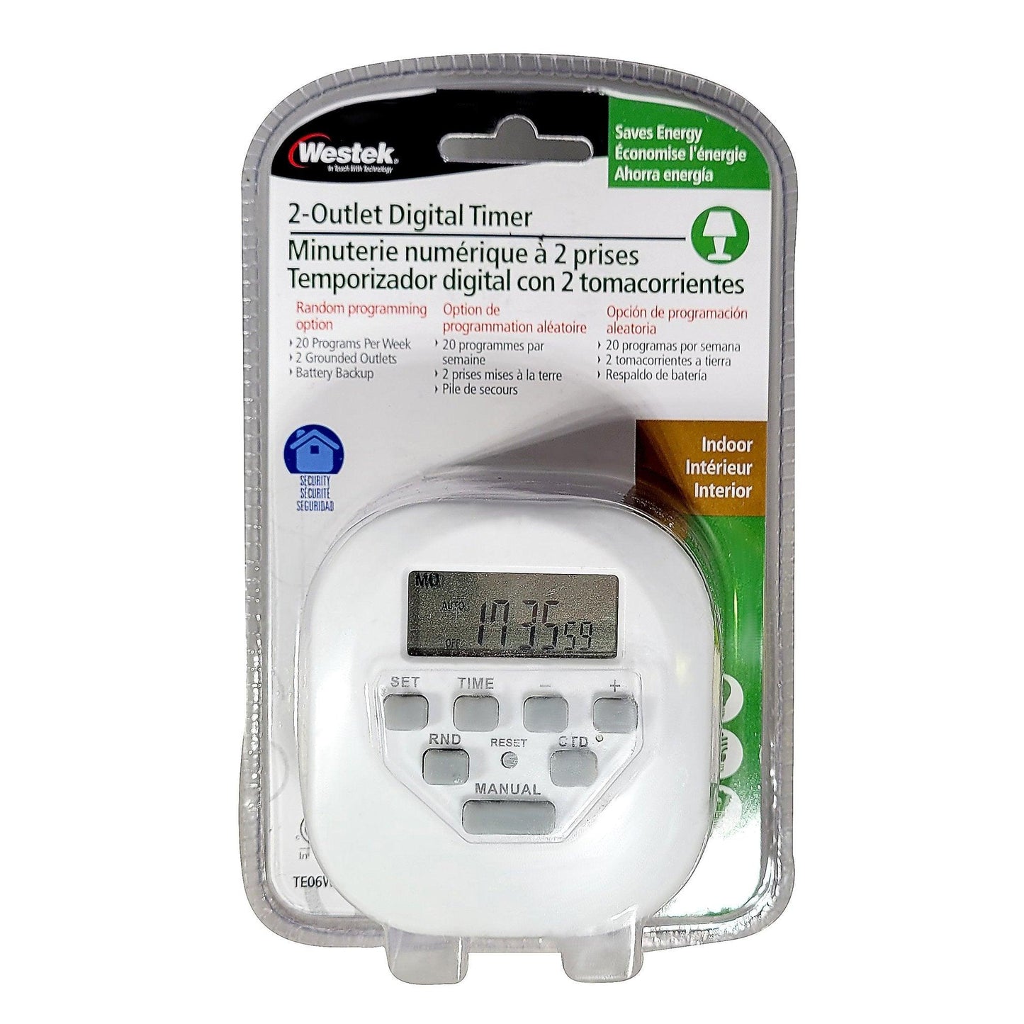 Westek Digital Timer - Silhouette Lights